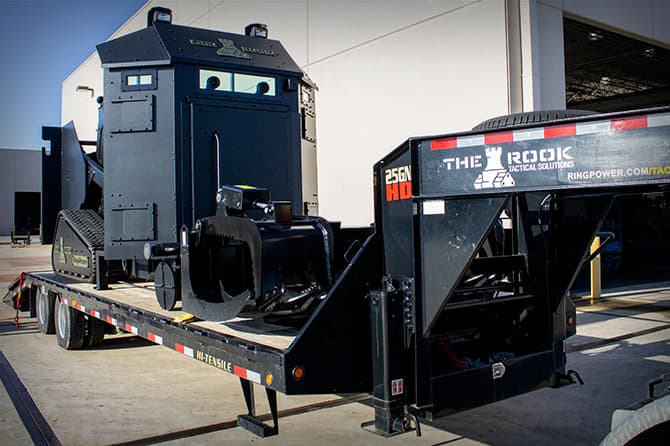 trailer and ramp